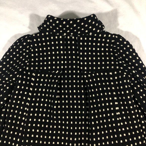 NEW Diane von Furstenberg Womens 10  Elodia Coat Jacket Black Wool #S6446377L7 - Picture 7 of 11